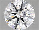Lab Grown Diamond 1.09 Carats, Round with Ideal Cut, D Color, VVS1 Clarity and Certified by IGI