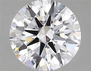 Picture of Lab Grown Diamond 1.09 Carats, Round with Ideal Cut, D Color, VVS1 Clarity and Certified by IGI