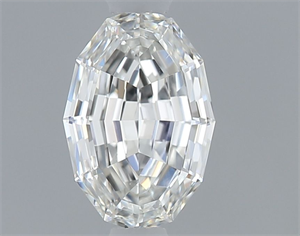 Foto Diamante Natural 0.46 quilates, Ovalado , Color F, claridad VS2 y certificado GIA de