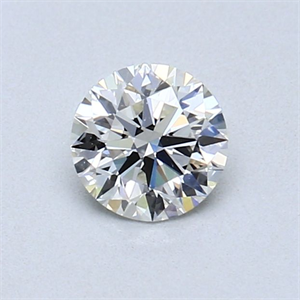 Foto Diamante Natural 0.50 quilates, Redondo , Color H, claridad VS2 y certificado GIA de