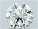 Diamante Natural 1.00 quilates, Redondo , Color K, claridad VVS1 y certificado GIA