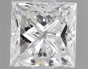 Foto Diamante Natural 0.70 quilates, Princesa , Color G, claridad VVS1 y certificado GIA de