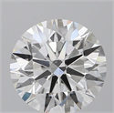 Lab Grown Diamond 4.70 Carats, Round with Ideal Cut, H Color, VS1 Clarity and Certified by IGI