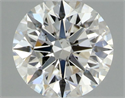 Natural Diamond 0.43 Carats, Round with Excellent Cut, G Color, SI1 Clarity and Certified by GIA