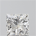 Natural Diamond 1.01 Carats, Princess with  Cut, E Color, VS1 Clarity and Certified by GIA