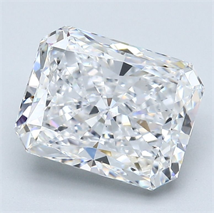 Picture of Natural Diamond 3.01 Carats, Radiant with  Cut, D Color, VS2 Clarity and Certified by GIA
