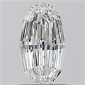 Natural Diamond 0.91 Carats, Oval with  Cut, F Color, SI1 Clarity and Certified by GIA