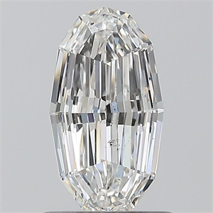 Picture of Natural Diamond 0.91 Carats, Oval with  Cut, F Color, SI1 Clarity and Certified by GIA