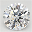 Lab Grown Diamond 2.82 Carats, Round with Ideal Cut, D Color, IF Clarity and Certified by IGI