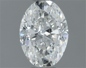 Picture of Natural Diamond 0.80 Carats, Oval with  Cut, H Color, SI2 Clarity and Certified by GIA
