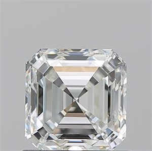 Picture of Natural Diamond 1.01 Carats, Asscher with  Cut, I Color, VS1 Clarity and Certified by GIA