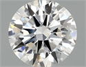 Lab Grown Diamond 1.24 Carats, Round with Ideal Cut, F Color, VVS1 Clarity and Certified by IGI