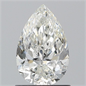 Diamante Natural 1.01 quilates, De pera , Color H, claridad SI1 y certificado GIA