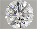 Del inventario de diamantes de laboratorio, 2.55 quilates, Redondo , Color F, claridad VVS2 y certificado IGI