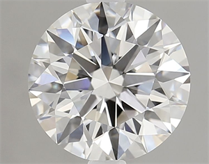 Picture of Lab Grown Diamond 2.55 Carats, Round with Ideal Cut, F Color, VVS2 Clarity and Certified by IGI