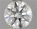 Natural Diamond 1.00 Carats, Round with Excellent Cut, J Color, IF Clarity and Certified by IGI