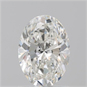 Natural Diamond 1.23 Carats, Oval with  Cut, H Color, VS1 Clarity and Certified by GIA