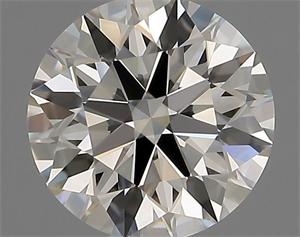 Picture of Natural Diamond 0.73 Carats, Round with Excellent Cut, H Color, IF Clarity and Certified by IGI