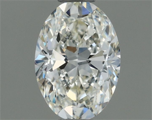 Picture of Natural Diamond 0.50 Carats, Oval with  Cut, I Color, VS2 Clarity and Certified by IGI