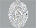 Natural Diamond 2.00 Carats, Oval with  Cut, F Color, SI2 Clarity and Certified by GIA