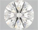Natural Diamond 0.71 Carats, Round with Excellent Cut, H Color, I1 Clarity and Certified by GIA