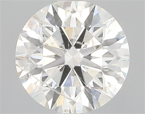Picture of Natural Diamond 0.71 Carats, Round with Excellent Cut, H Color, I1 Clarity and Certified by GIA