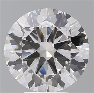 Picture of Lab Grown Diamond 5.01 Carats, Round with Excellent Cut, E Color, VS1 Clarity and Certified by IGI