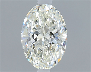Picture of Natural Diamond 0.40 Carats, Oval with  Cut, J Color, VS1 Clarity and Certified by GIA