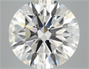 Lab Grown Diamond 7.07 Carats, Round with Ideal Cut, G Color, VS2 Clarity and Certified by IGI