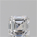 Natural Diamond 0.91 Carats, Asscher with  Cut, E Color, VS1 Clarity and Certified by GIA