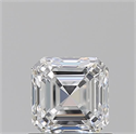 Natural Diamond 0.91 Carats, Asscher with  Cut, E Color, VS1 Clarity and Certified by GIA