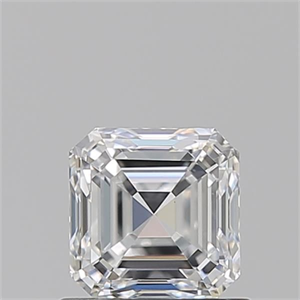 Picture of Natural Diamond 0.91 Carats, Asscher with  Cut, E Color, VS1 Clarity and Certified by GIA