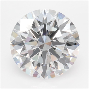 Picture of Lab Grown Diamond 3.34 Carats, Round with Ideal Cut, D Color, IF Clarity and Certified by IGI