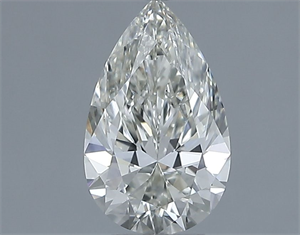 Picture of Natural Diamond 0.73 Carats, Pear with  Cut, I Color, VS2 Clarity and Certified by IGI