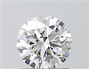 Lab Grown Diamond 1.05 Carats, Round with Ideal Cut, D Color, VVS2 Clarity and Certified by IGI
