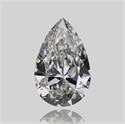 Natural Diamond 0.41 Carats, Pear with  Cut, G Color, SI1 Clarity and Certified by GIA
