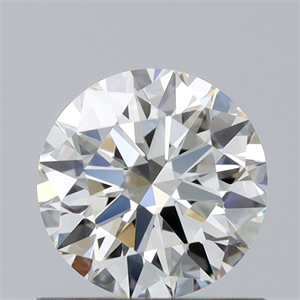 Foto Diamante Natural 0.60 quilates, Redondo , Color I, claridad IF y certificado GIA de