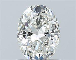 Foto Diamante Natural 0.90 quilates, Ovalado , Color H, claridad VVS1 y certificado GIA de