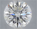 Lab Grown Diamond 1.59 Carats, Round with Excellent Cut, E Color, VS1 Clarity and Certified by IGI