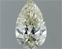 Natural Diamond 0.70 Carats, Pear with  Cut, K Color, VVS2 Clarity and Certified by IGI