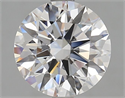 Lab Grown Diamond 2.31 Carats, Round with Excellent Cut, D Color, VVS1 Clarity and Certified by GIA