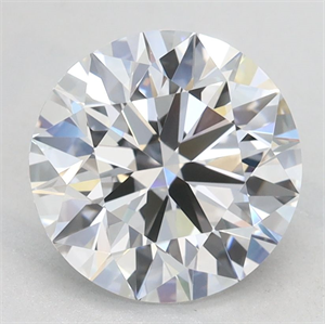 Picture of Lab Grown Diamond 2.14 Carats, Round with Ideal Cut, D Color, IF Clarity and Certified by IGI
