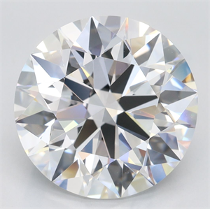 Picture of Lab Grown Diamond 4.96 Carats, Round with Excellent Cut, D Color, IF Clarity and Certified by GIA