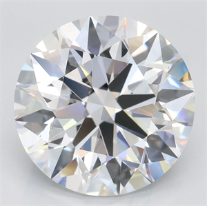 Picture of Lab Grown Diamond 4.96 Carats, Round with Excellent Cut, D Color, IF Clarity and Certified by GIA