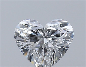 Picture of Natural Diamond 0.30 Carats, Heart with  Cut, F Color, VVS1 Clarity and Certified by GIA