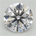 Lab Grown Diamond 1.26 Carats, Round with Ideal Cut, F Color, VS1 Clarity and Certified by IGI