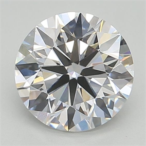 Picture of Lab Grown Diamond 1.26 Carats, Round with Ideal Cut, F Color, VS1 Clarity and Certified by IGI