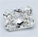 Diamante Natural 4.05 quilates, Radiante , Color F, claridad VS1 y certificado GIA