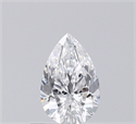 Natural Diamond 0.50 Carats, Pear with  Cut, D Color, VS1 Clarity and Certified by GIA