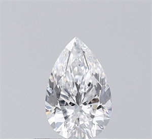 Picture of Natural Diamond 0.50 Carats, Pear with  Cut, D Color, VS1 Clarity and Certified by GIA